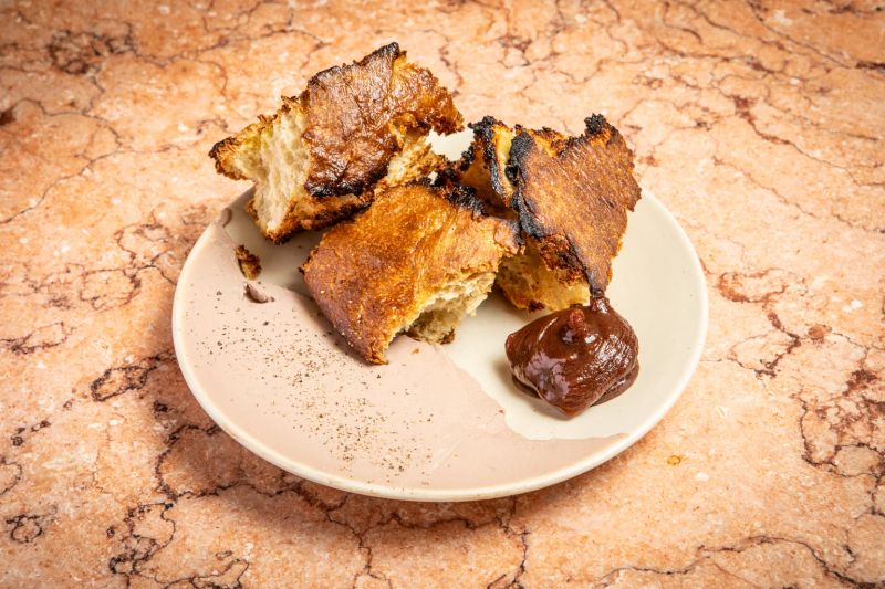 Eendenleverparfait met dadeljam