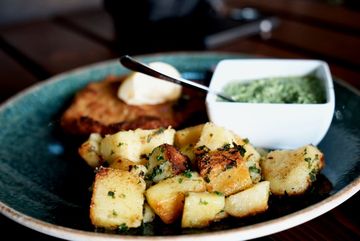 Geroosterde bloemkoolsteak met chimichurri