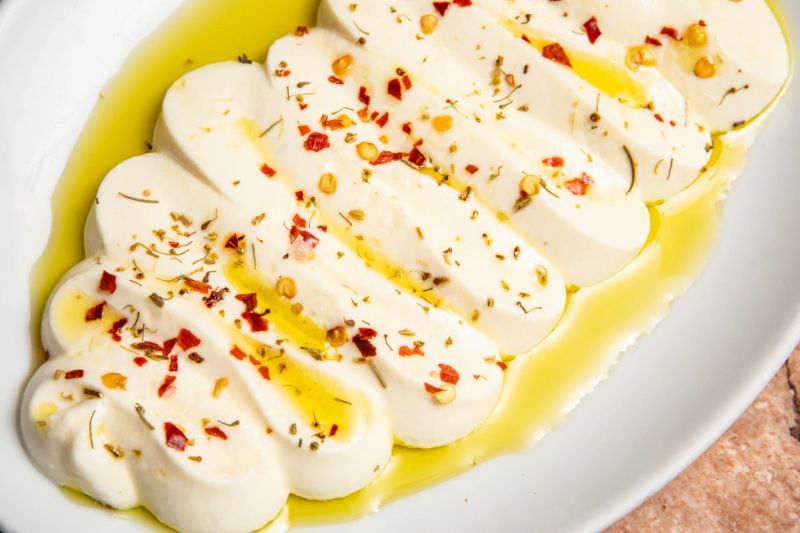 Zelfgemaakte ricotta