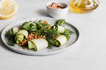 Tabouleh met naanbrood